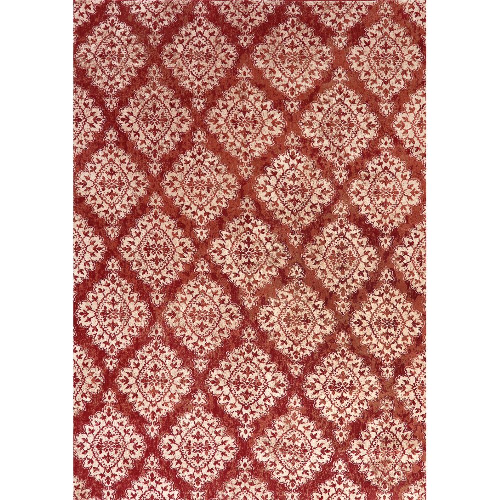 Dynamic Rugs 985015-619 Melody 3.11 Ft. X 5.3 Ft. Rectangle Rug in Terracotta